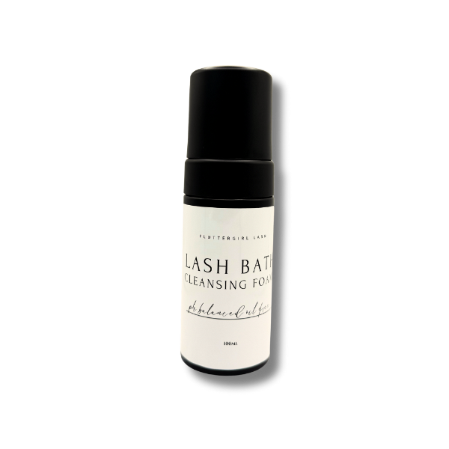 Lash bath cleanser