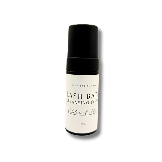 Lash bath cleanser